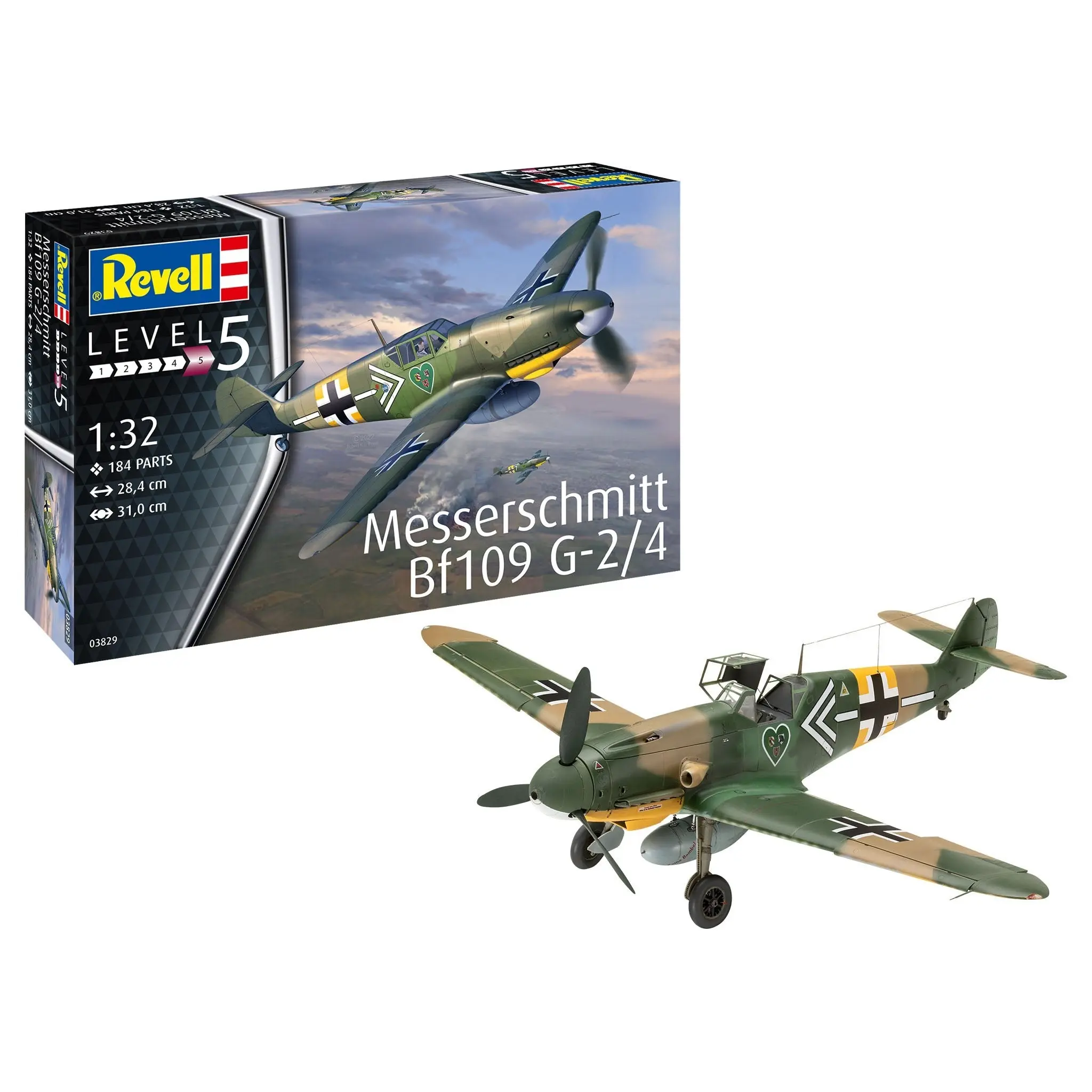 03829 1/32 Messerschmitt Bf109G2/4 - Hobbies