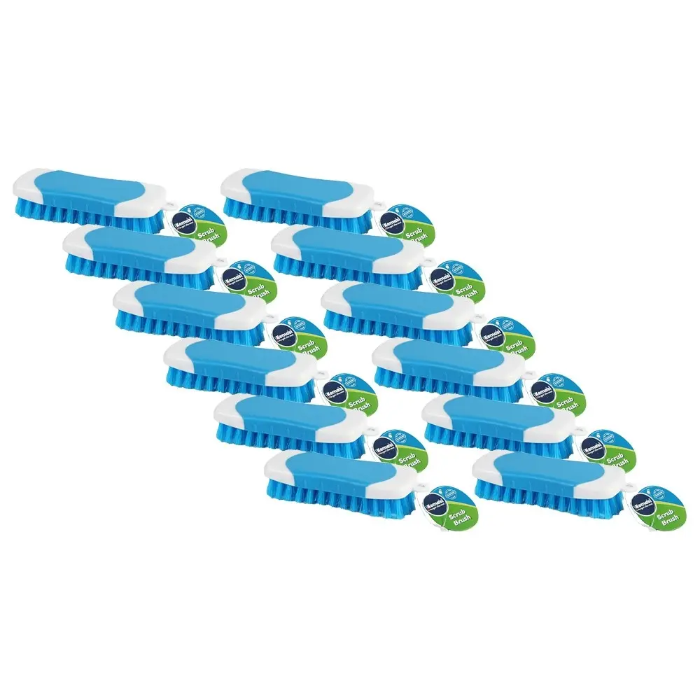 12x kemasi Heavy Duty Durable Scrub Brush Home Bathroom Kitchen Room Cleaning - Home & Garden