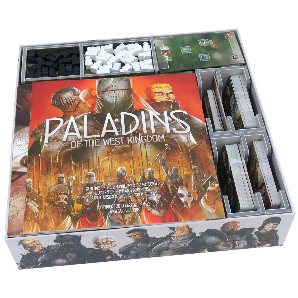 Folded Space Game Inserts Divider Paladins Of The West Kingdom Collector's Box - Toys & Games