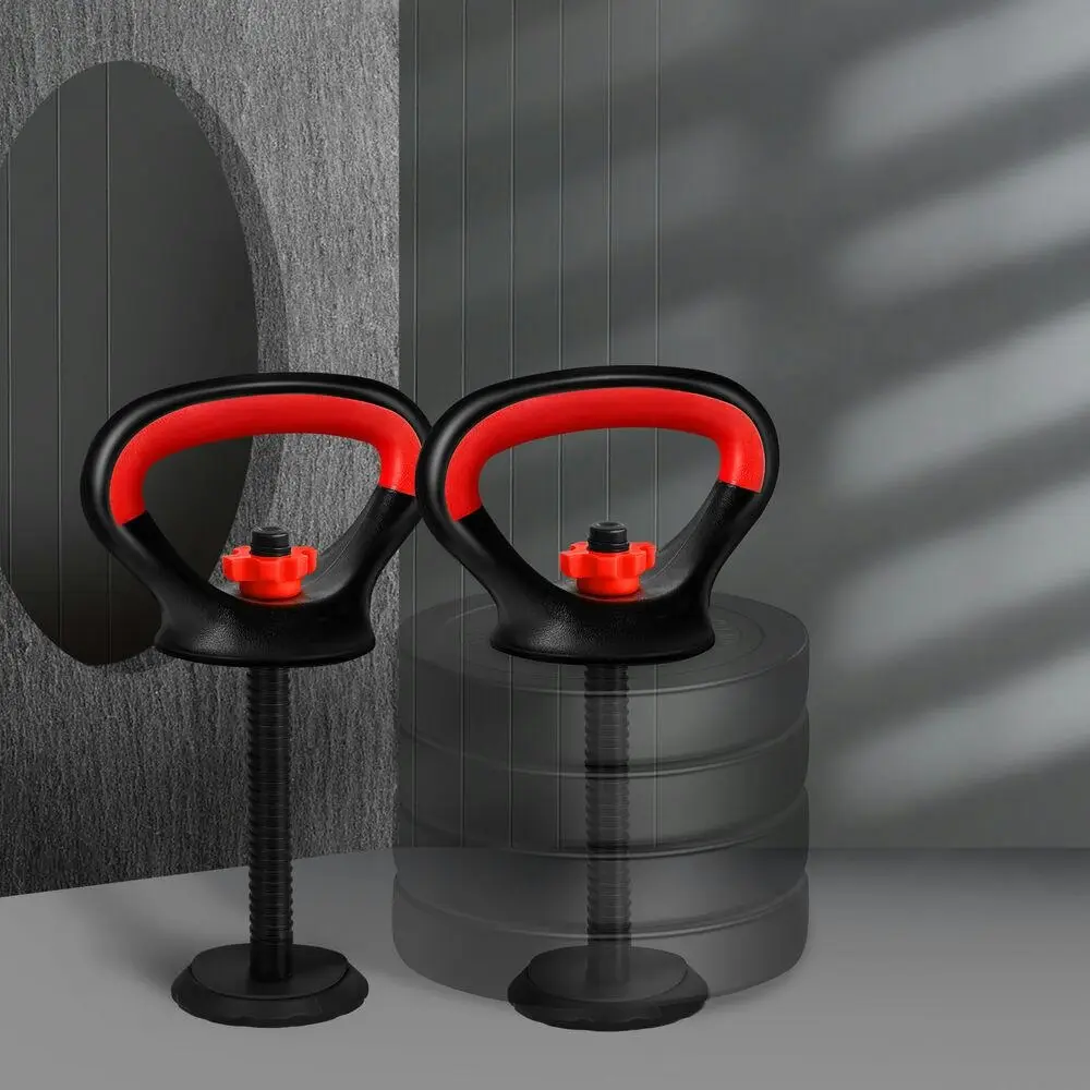 Black Lord Adjustable Kettlebell Handles Weight Lifting Plates - Sports & Outdoor