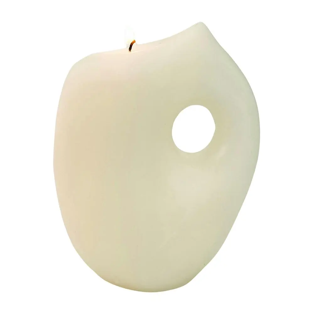 Urban Abstract 14.5cm Vanilla Scented Candle Home Fragrance Tabletop Decor Cream - Home & Garden