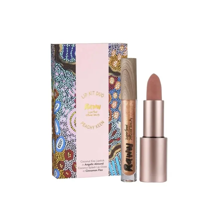 Raww Cosmetics Raww - Lip Kit Duo - Peachy Keen