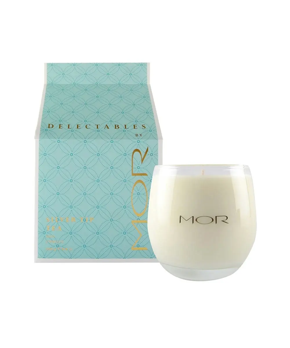 MOR Delectables Soy Candle Silver Tip Tea 250g - Home & Garden
