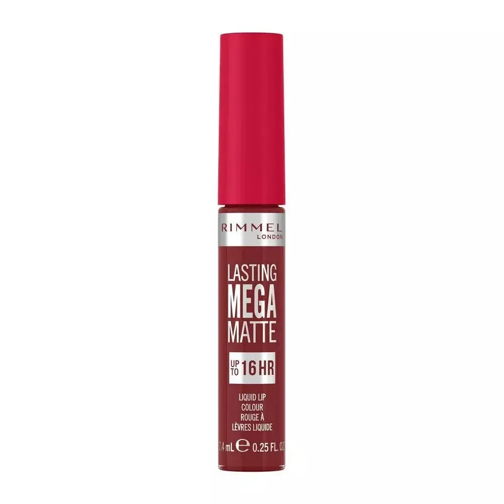 Rimmel London Mega Matte Liquid Lipstick 930 Ruby Passion - Beauty