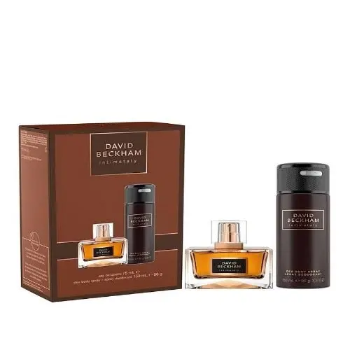David Beckham Intimate Edt 75ml Gift Set - Beauty