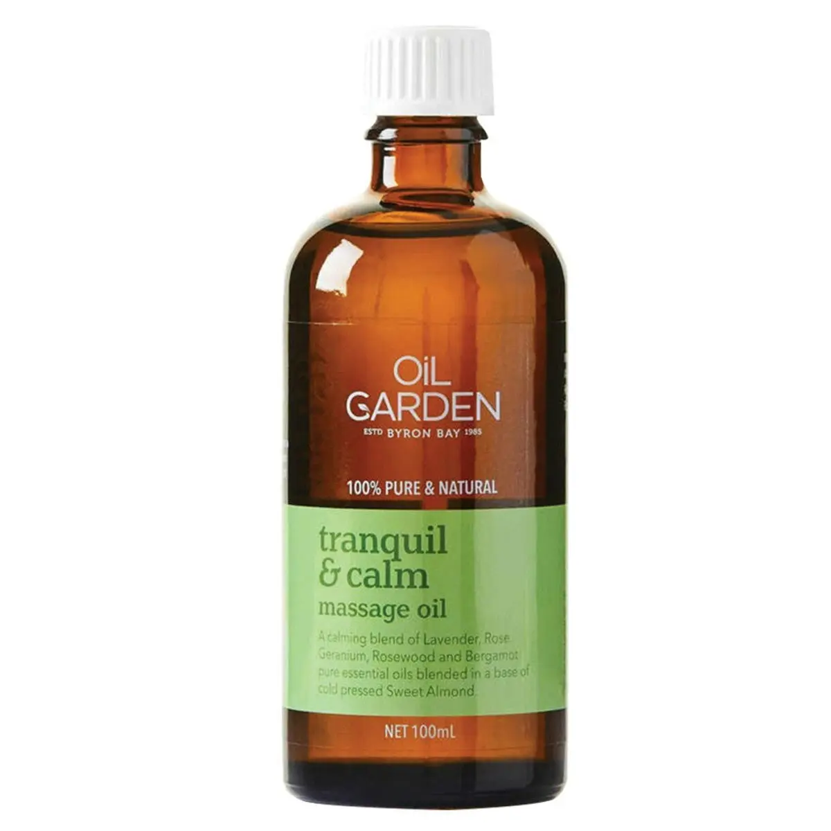 Oil Garden Massage Oil Blend Tranquil & Calm 100ml - Home & Garden
