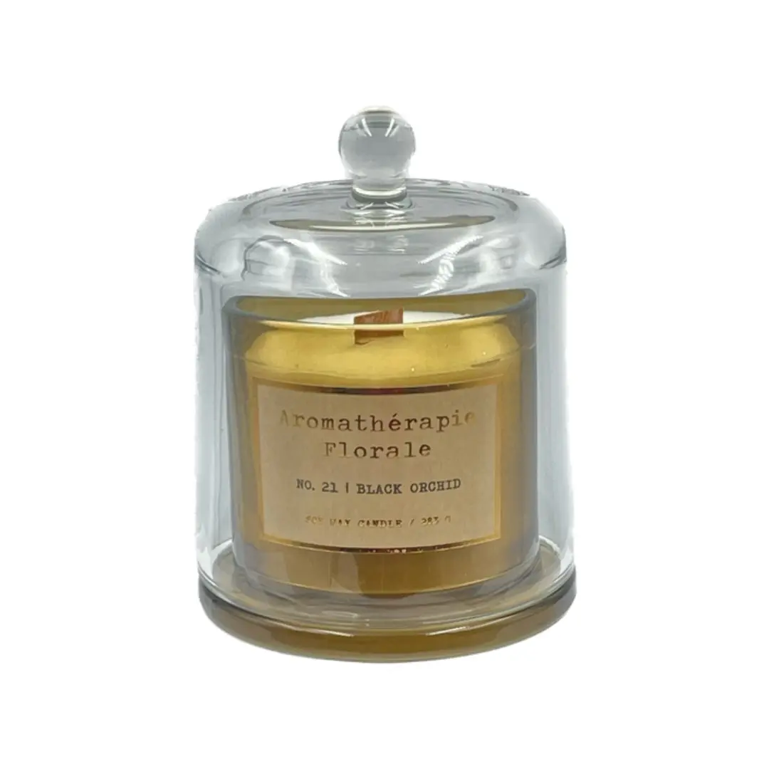 Le Desirede Black Orchid Gift Box - Aromath Rapie Florale Soy Candle