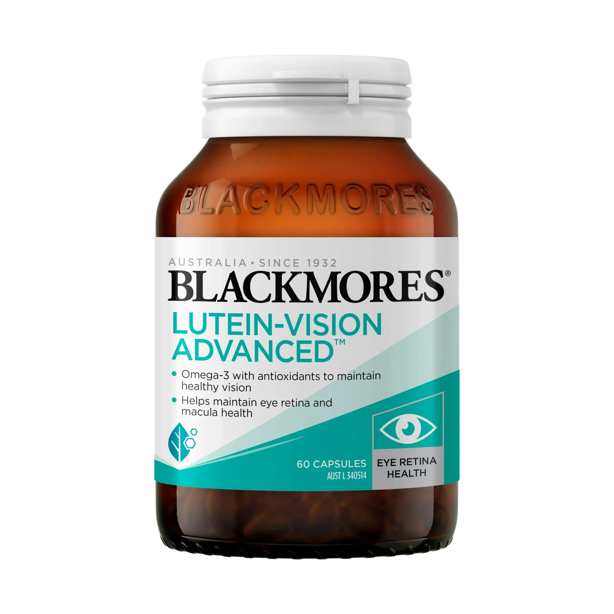 Blackmores Lutein Vision Advanced 60 Capsules - Health