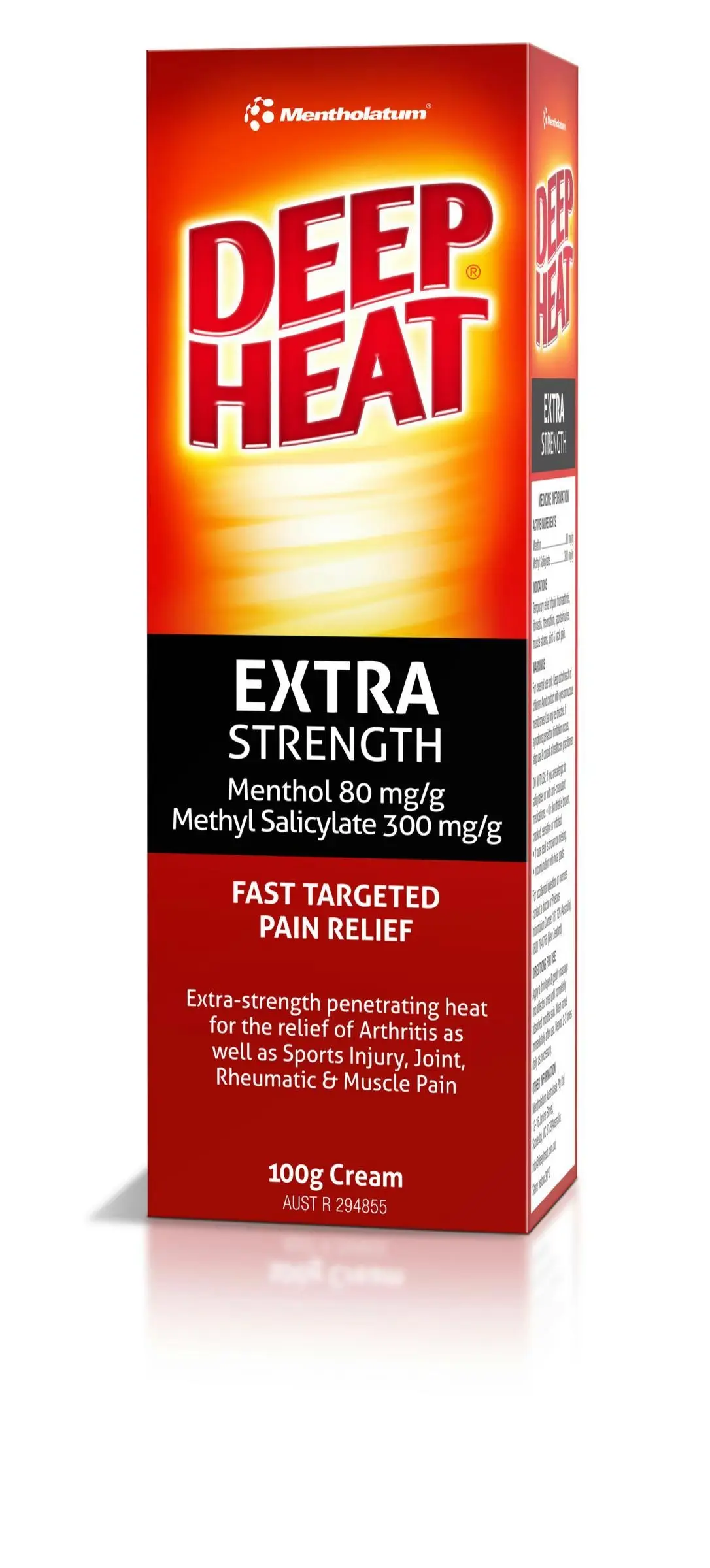 Deep Heat Extra Strength Arthritis Cream 100G - Health