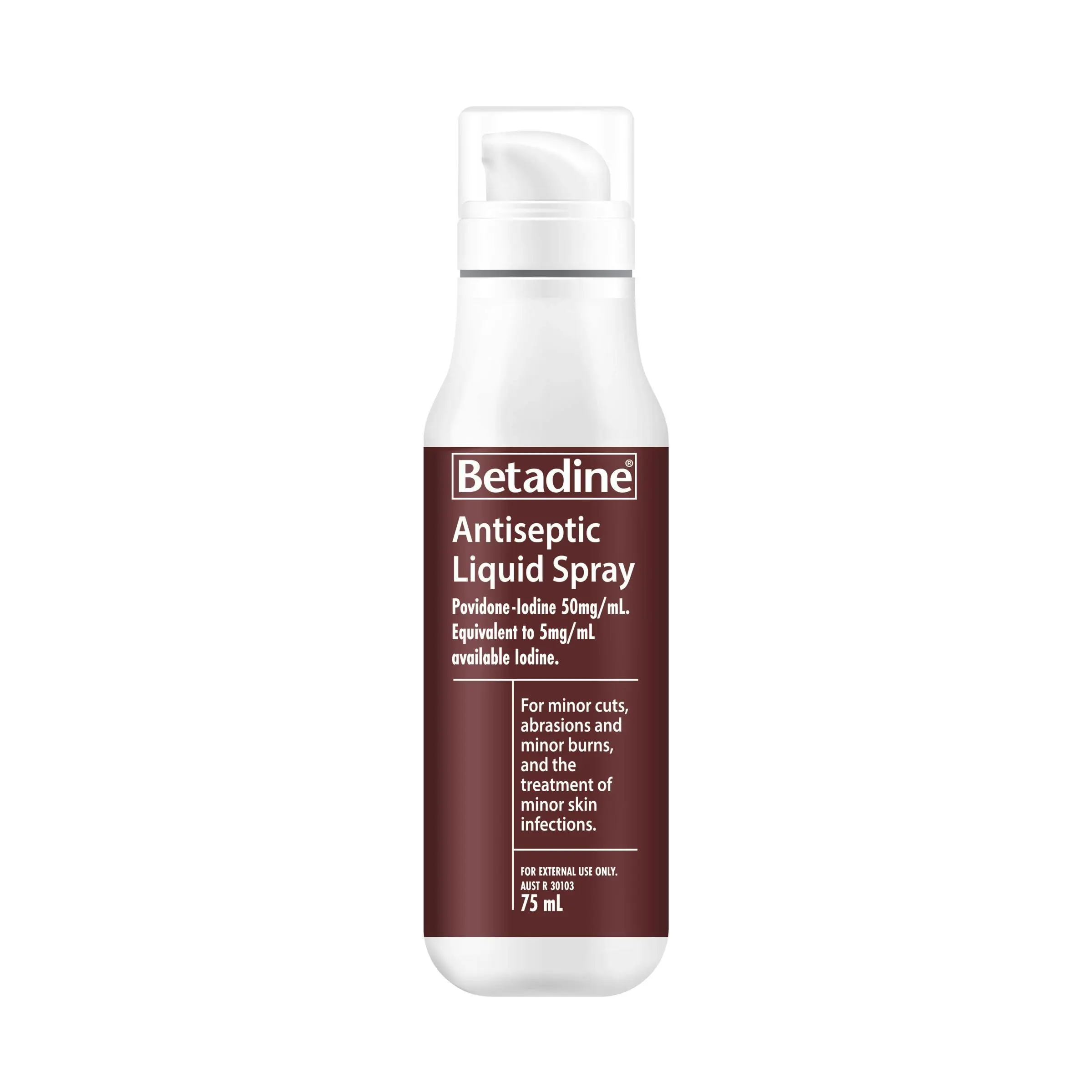 Betadine Antiseptic Liquid Spray 75mL - Health
