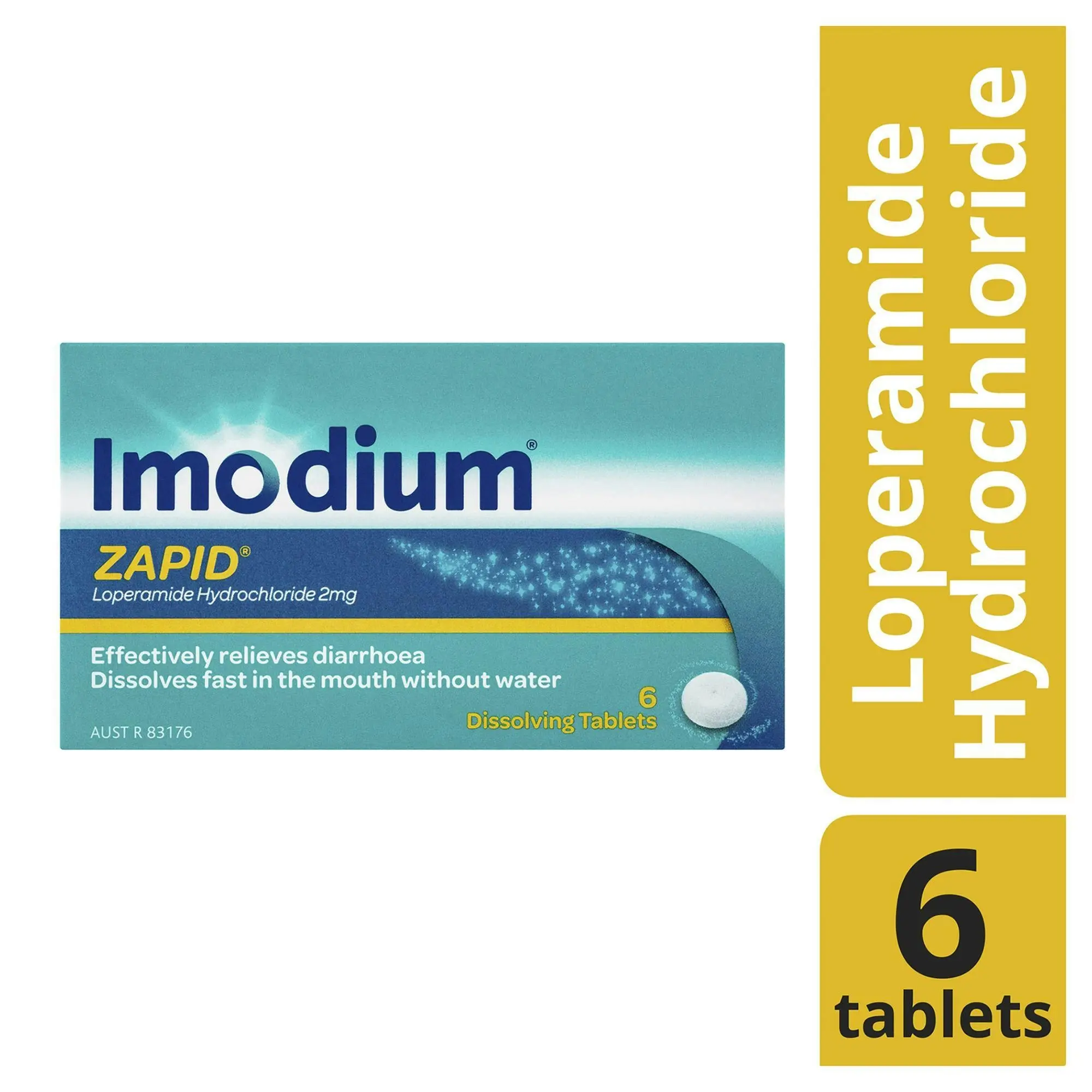 IMODIUM Zapid Dissolving Tablets 6 Pack - Health