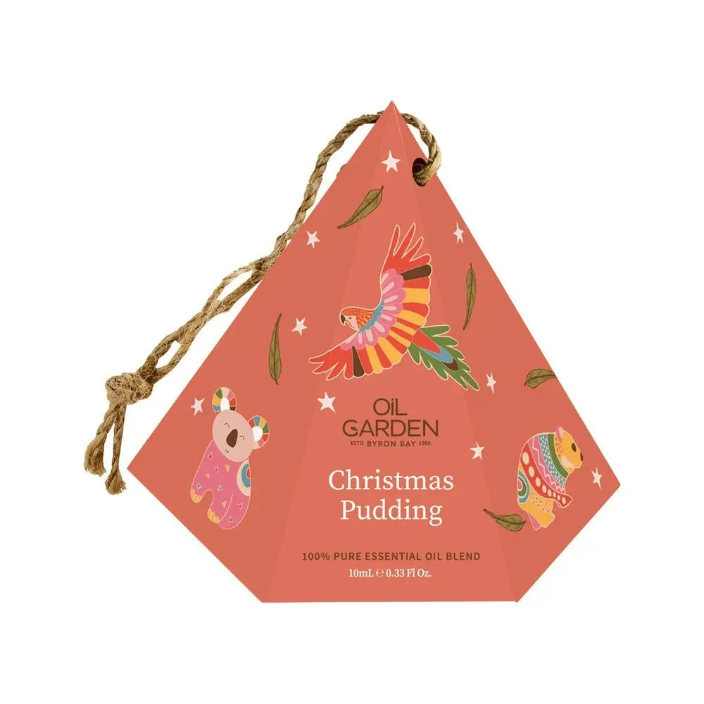 Oil Garden Essential Oil Blend Holiday Bauble Christmas Pudding 10ml - Home & Garden