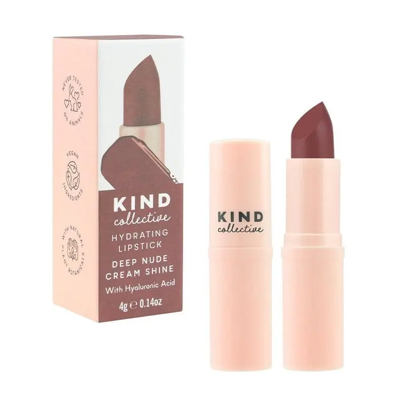 Kind Collective Hydrating Lipstck Deep Nude Shine - Beauty