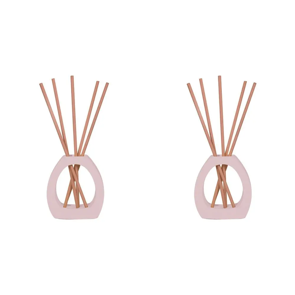 2 Pack Arome Ambiance Arch Series Liquidless Reed Diffuser Set Peach Oolong Scent - Home & Garden