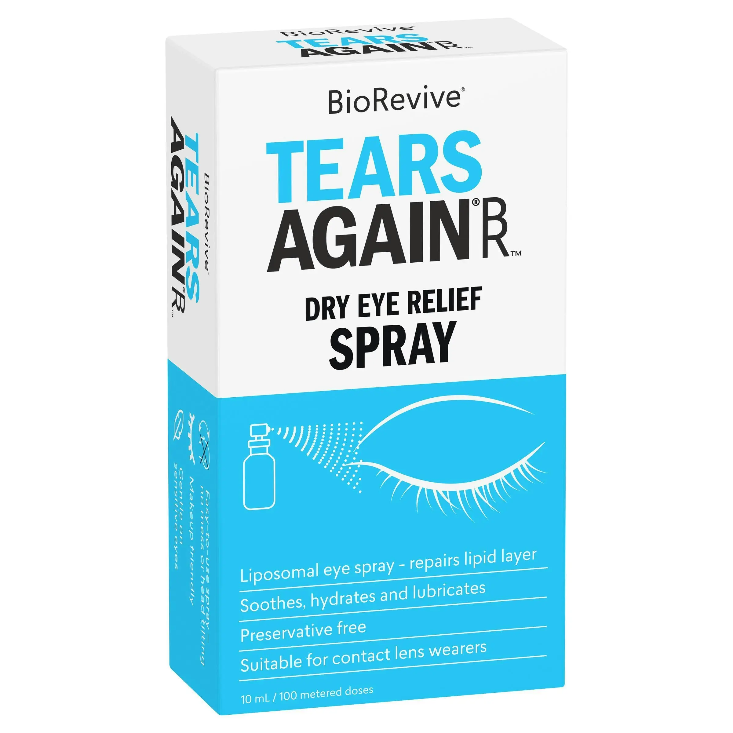 Biorevive Tears Again Liposomal Eye Spray 10ml - Health
