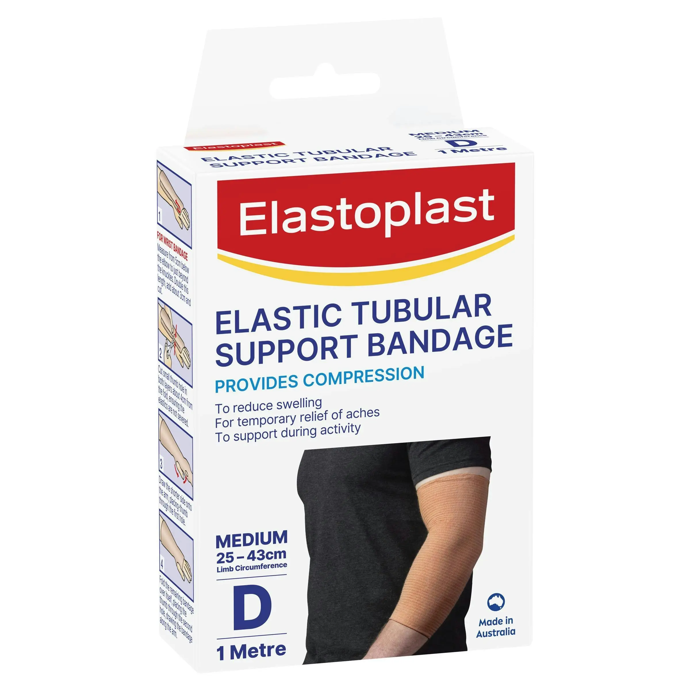 Elastoplast Elastic Tubular Bandage Size D - Health