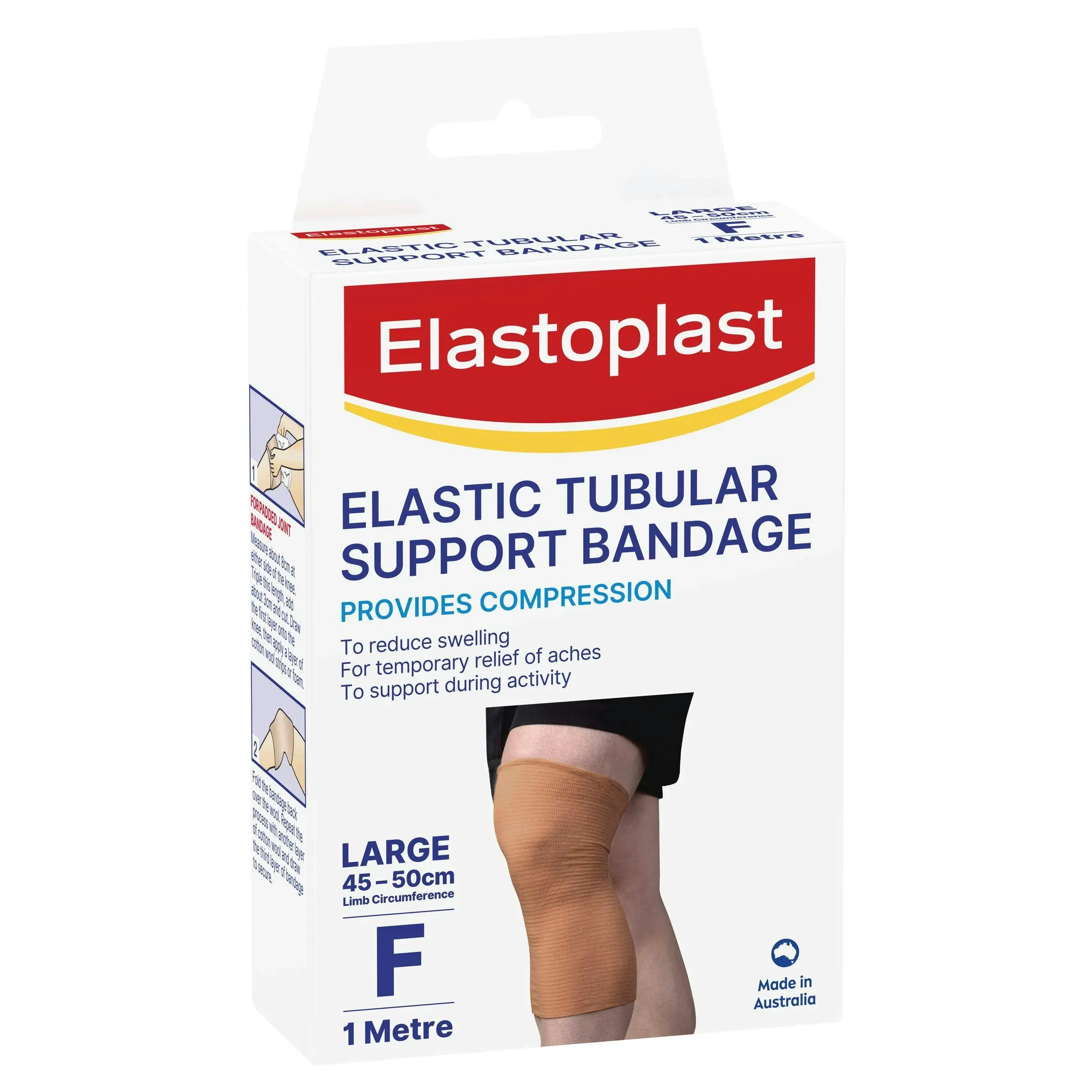 Elastoplast Elastic Tubular Bandage Size F - Health