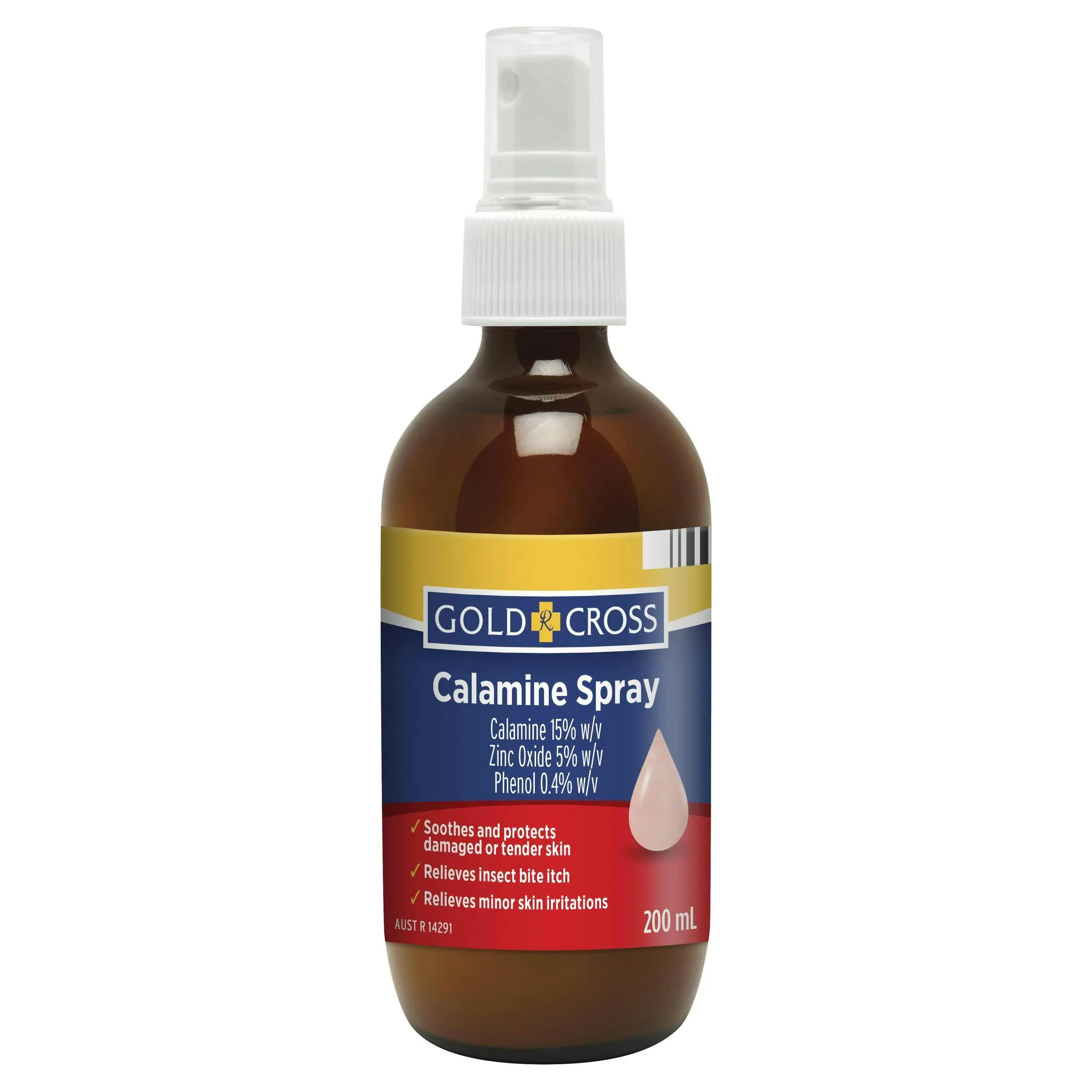 Gold Cross Calamine Lotion Spray 200ml - Health