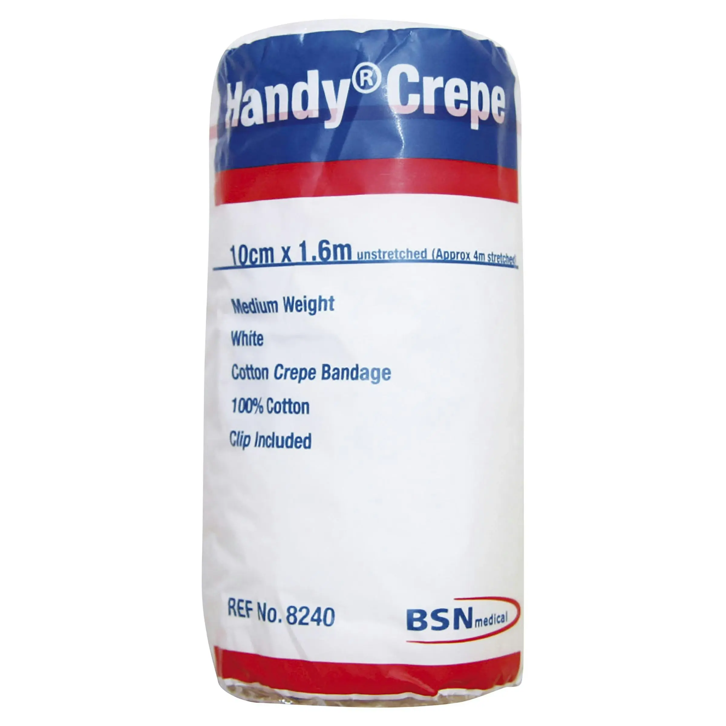 HANDY Crepe Medium White 10cm x 1.6m - Health