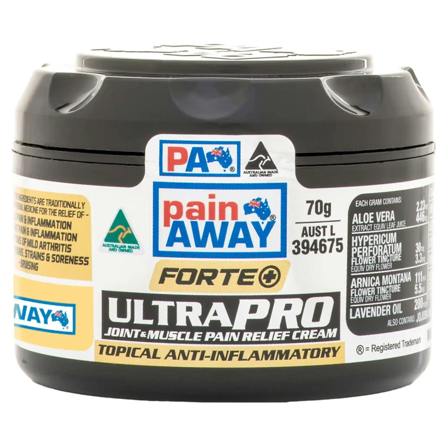 Pain Away Forte Ultra Pro Joint & Muscle Cream 70g - Health