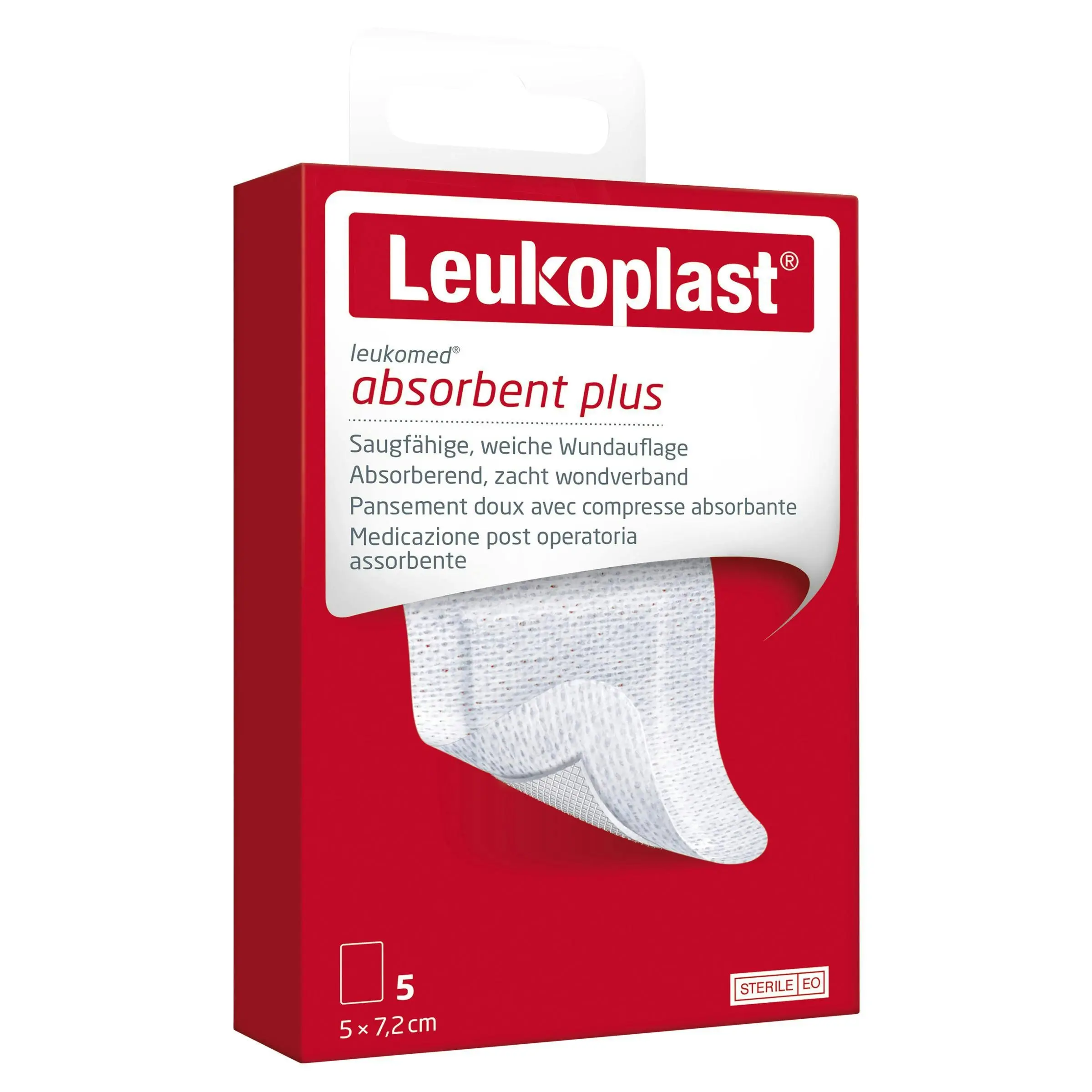 Leukomed T Plus Sterile 5cm x 7.2cm 5 Pack - Health