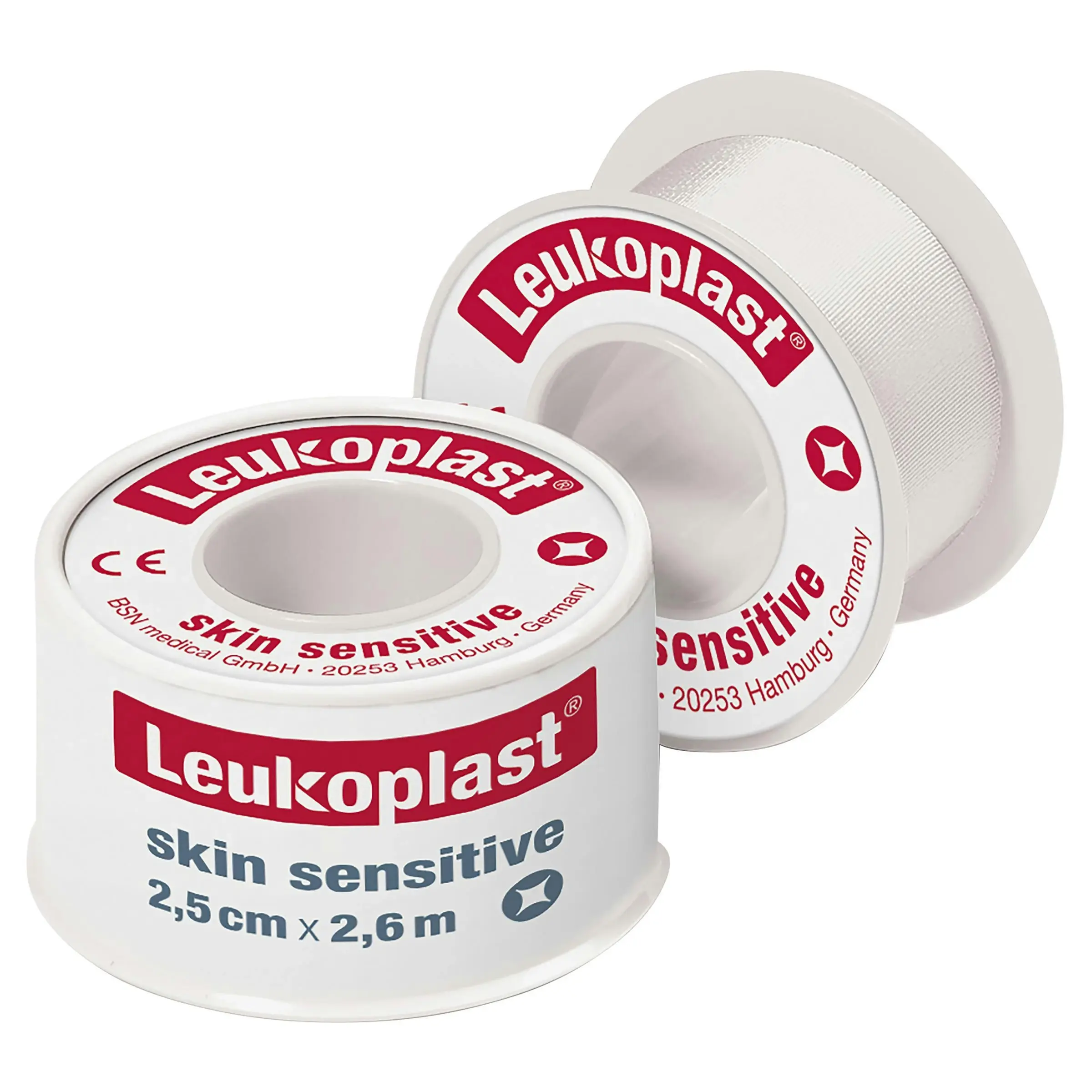 Leukoplast Skin Sensitive Silicone Tape 2.5cm x 2.6m - Health