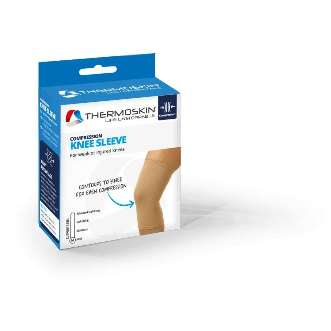 Thermoskin Compression Knee Sleeve Large - Health