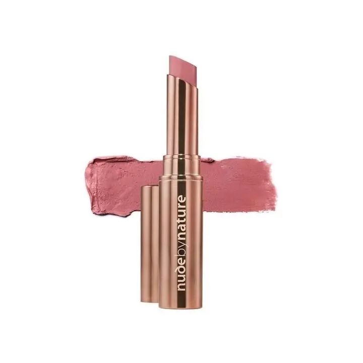 Nude by Nature Creamy Matte Lipstick 01 Blush Nude - Beauty