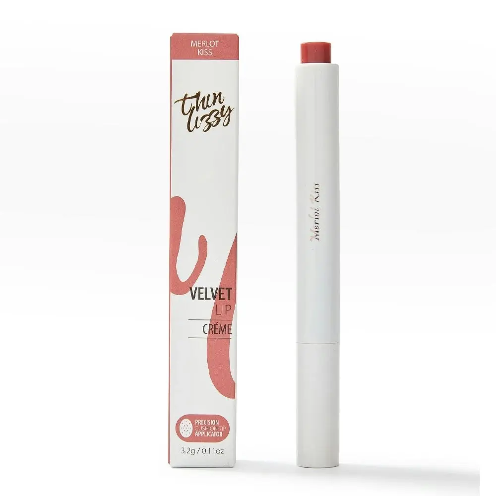Thin Lizzy Lip Creme Merlot Kiss - Beauty