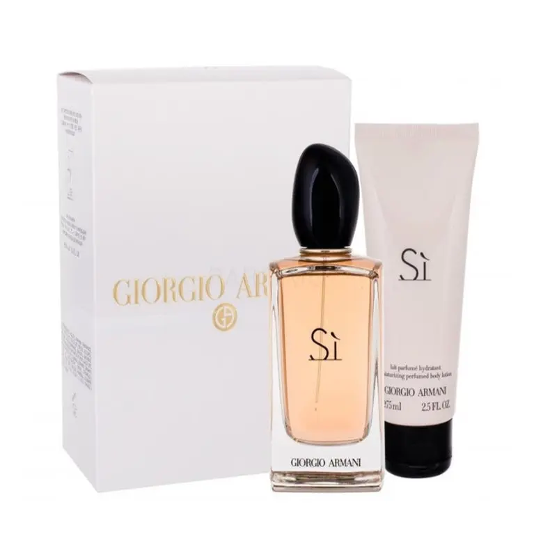 Giorgio Armani Si Edp 100 Ml + Body Lotion 75 Ml - Beauty