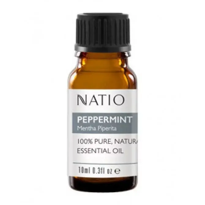 Natio Peppermint Essential Oil 10ml - Home & Garden