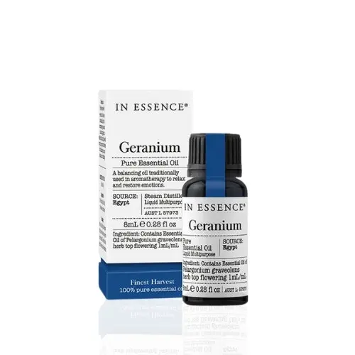 In Essence Geranium Essential Oil 8ml - Home & Garden