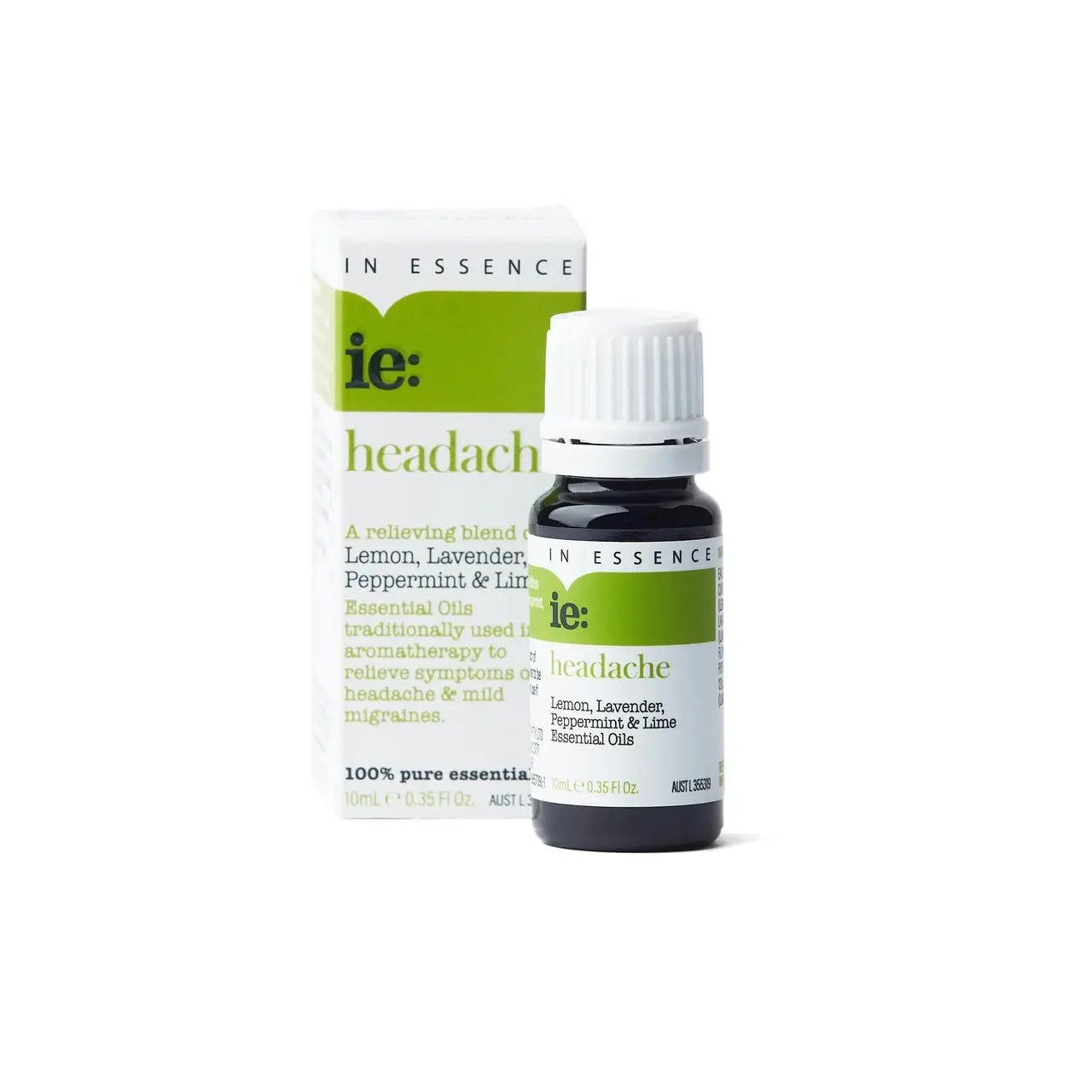 In Essence Headache Essential Oil Blend 10ml - Home & Garden
