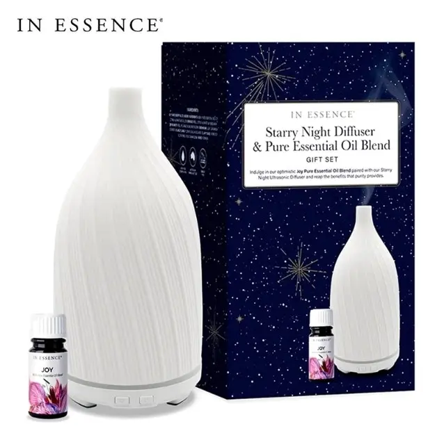 In Essence Starry Night Diffuser & Joy Essential Oil 8ml Gift Set - Home & Garden