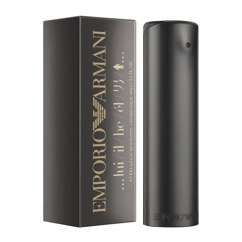 Giorgio Armani Emporio Armani He (New Packaging) 100ml EDT (M) SP - Beauty