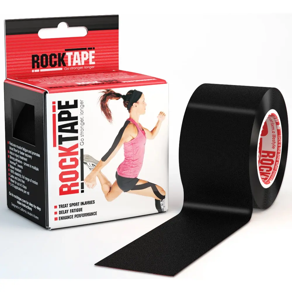 RockTape 5cm x 5m Black - Health