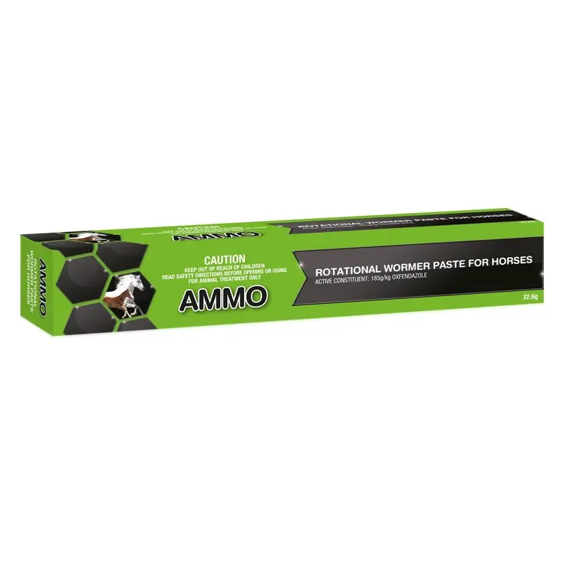 AMMO Rotational Wormer Paste For Horses 32.6g - Pets