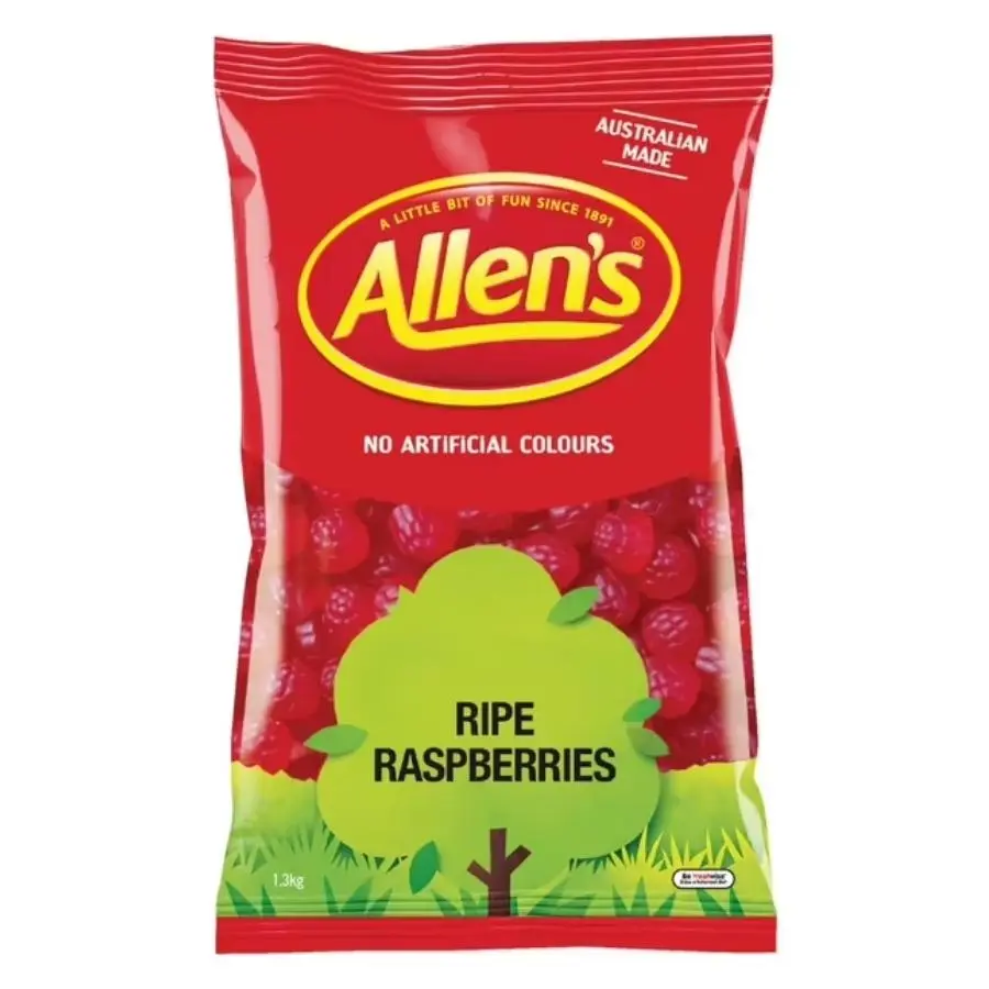 Allens Ripe Raspberries 1.3kg - Groceries