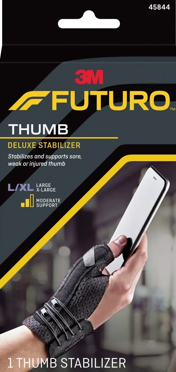 Futuro Deluxe Thumb Stabiliser Blk L/XL - Health