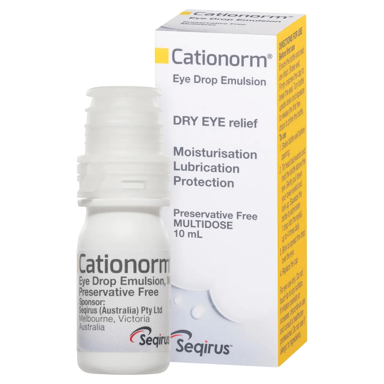 Cationorm Eye Drop Emulsion Dry Eye Relief 10mL - Health