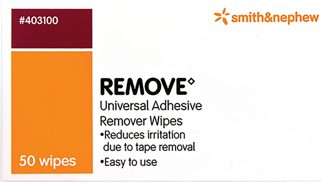 REMOVE Adhesive Remover Wipes Box/50 - Health