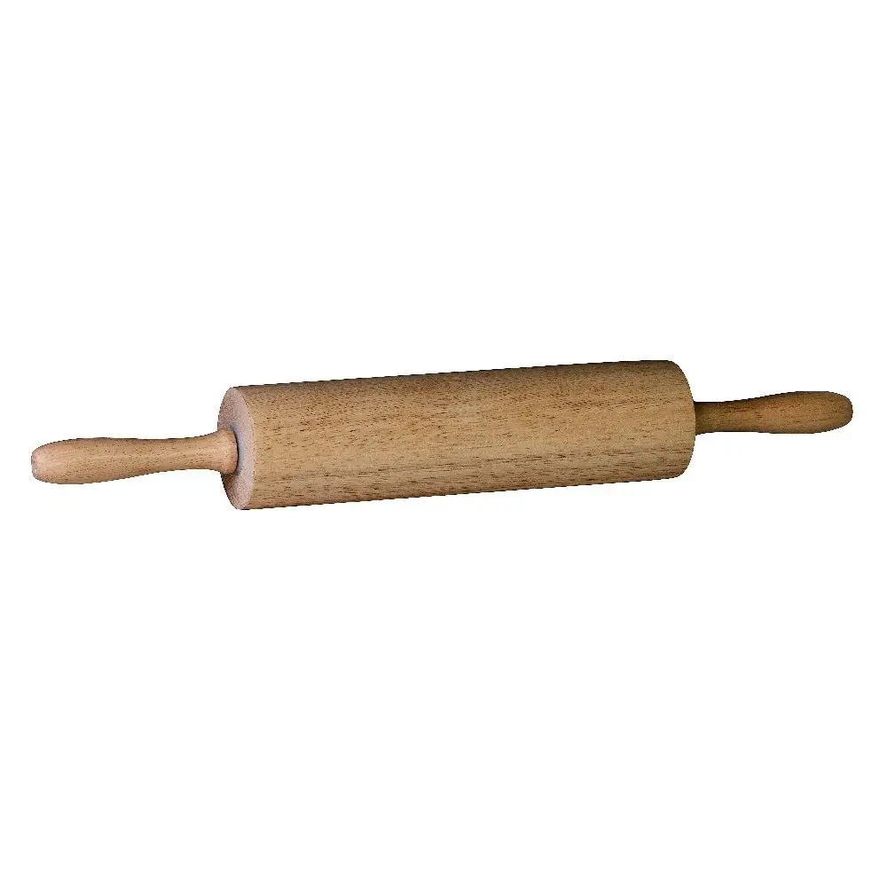 AVANTI RUBBERWOOD ROLLING PIN 43 x 6cm - Home & Garden