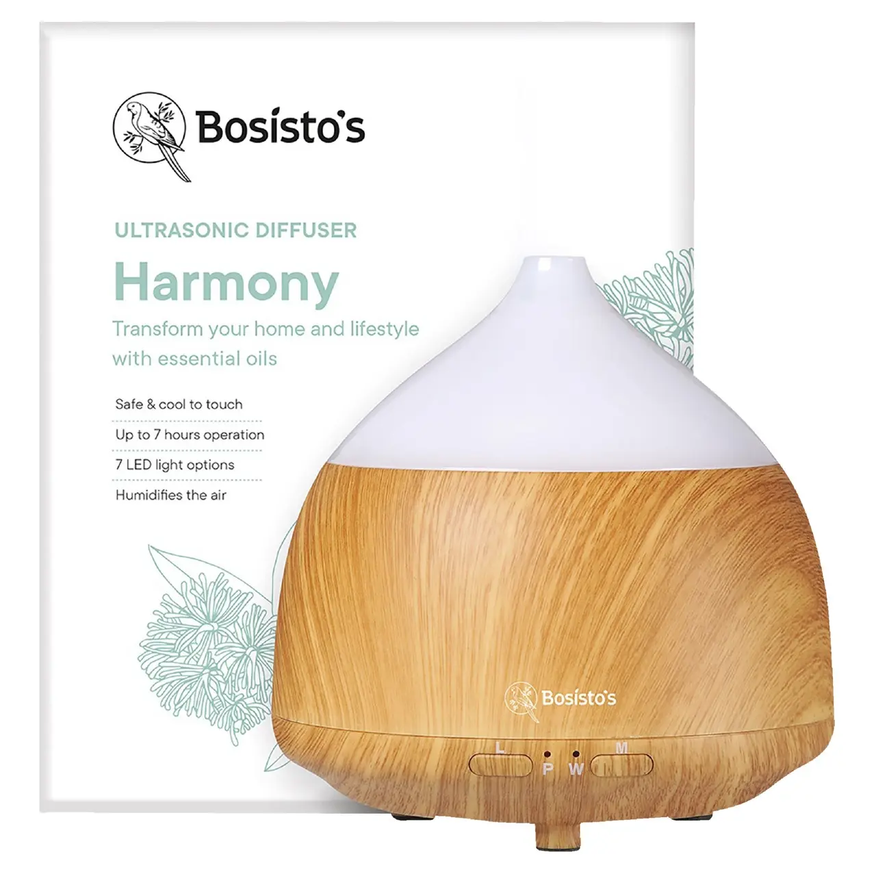 Bosisto's Ultrasonic Harmony Diffuser - Home & Garden
