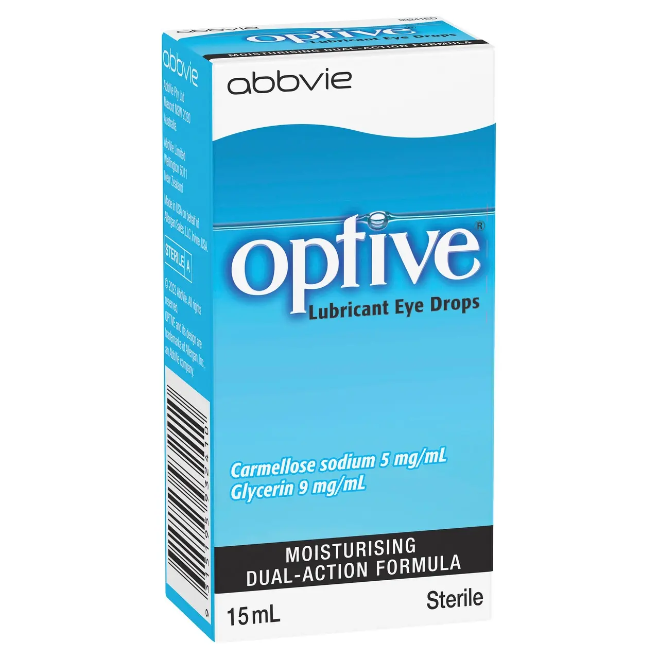 Optive Lubricant Eye Drops 15mL - Health