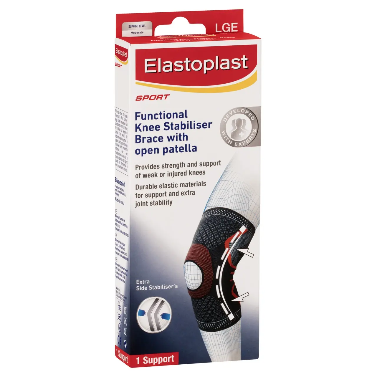 Elastoplast Sport Functional Knee Brace Large - Health