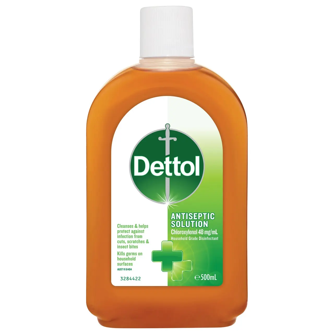 Dettol Antiseptic Antibacterial Disinfectant Liquid 500ml - Health