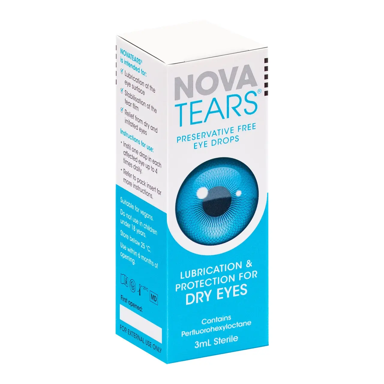 NovaTears(R) Lubricating Eye Drops 3mL - Health