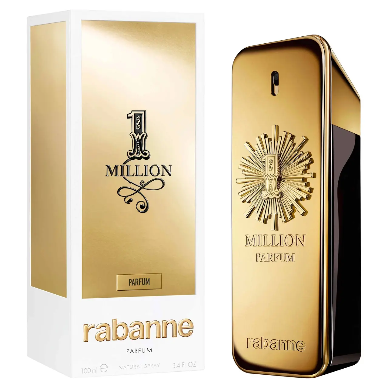 1 Million Parfum 100ml By Paco Rabanne (Mens) - Beauty