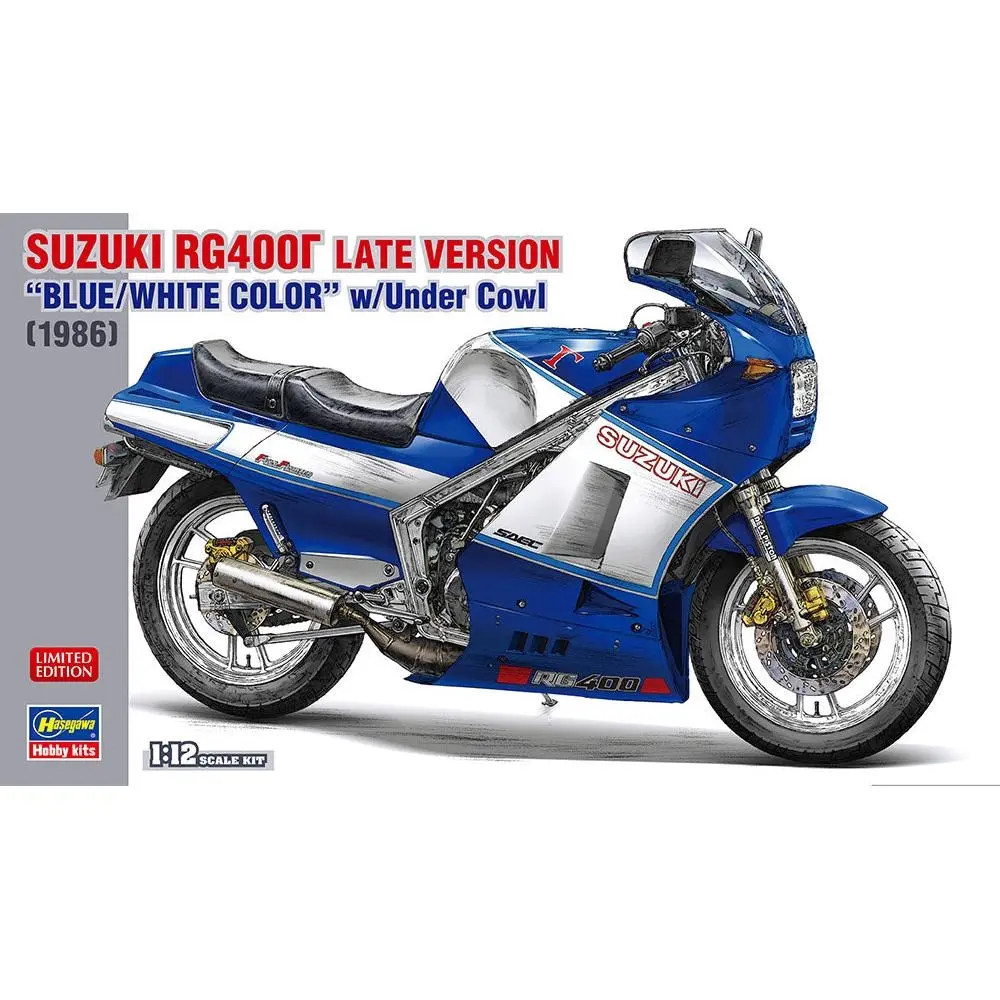 1/12 SUZUKI RG400Γ LATE VERSION BLUE/WHITE COLOR with Under Cowl - Hobbies