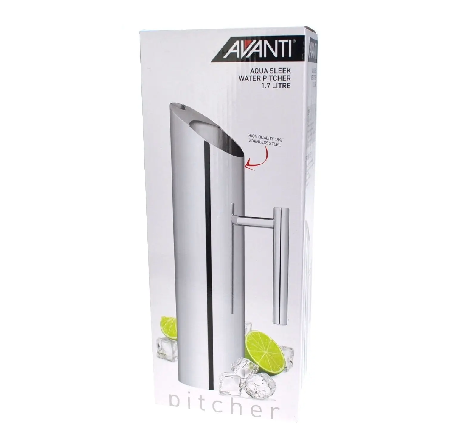 AVANTI AQUA SLEEK WATER PITCHER 1.7 LITRE - Home & Garden